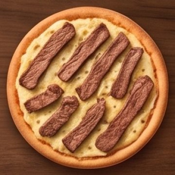 Pizza Alcatra ao alho